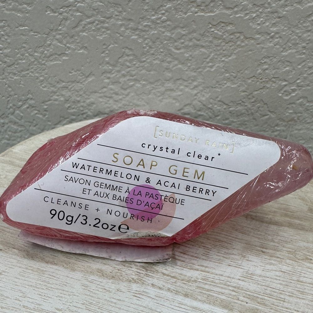 $5 🌙 Sunday Rain Soap Gem 💎 🆕 Watermelon‎ 🍉 Acai
